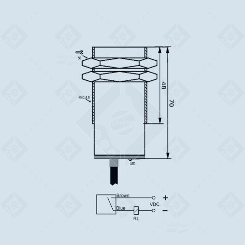 سنسور القایی IPS-220-OD-40 - Image 2